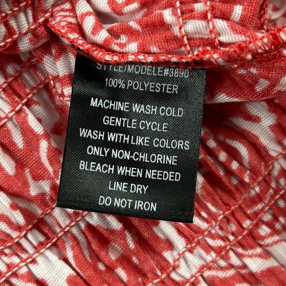 MAJORA Ruffled Open Neck Blouse | Large - Picture 2 of 3